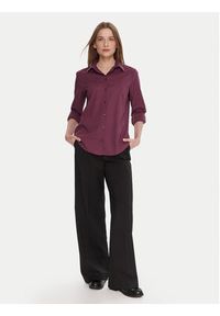 United Colors of Benetton - United Colors Of Benetton Koszula 5WPQDQ0AX Fioletowy Regular Fit. Kolor: fioletowy. Materiał: bawełna #2