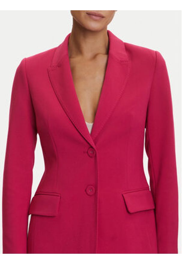 Tatuum Marynarka Lonesa 1 T2507.024 Różowy Slim Fit. Kolor: różowy. Materiał: syntetyk