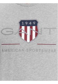 GANT - Gant T-Shirt Reg Archive Shield Ss 2003199 Szary Regular Fit. Kolor: szary. Materiał: bawełna #3