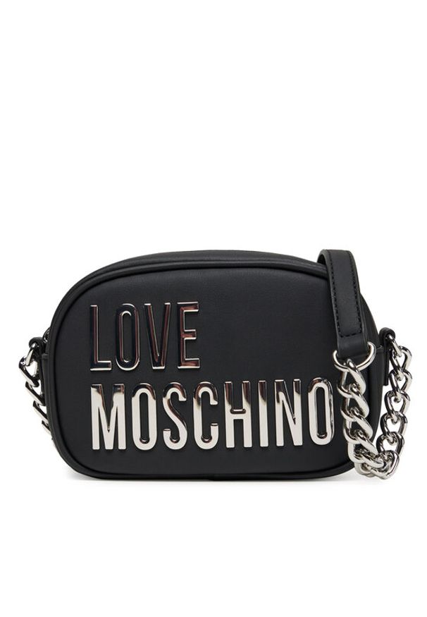 Love Moschino - LOVE MOSCHINO Torebka JC4026PP1NKD000B Czarny. Kolor: czarny. Materiał: skórzane