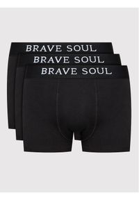 Brave Soul Komplet 3 par bokserek MBX-451LUKED Czarny. Kolor: czarny. Materiał: bawełna #1