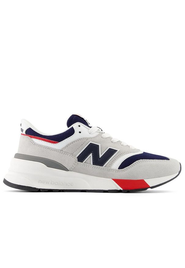 Buty New Balance U997REB - szare. Okazja: na co dzień. Kolor: szary. Materiał: guma, materiał, skóra, syntetyk. Szerokość cholewki: normalna