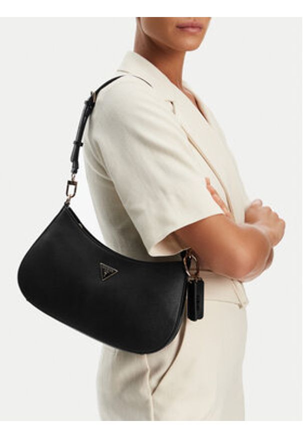 Guess Torebka HWZG96 72180 Czarny. Kolor: czarny. Materiał: skórzane