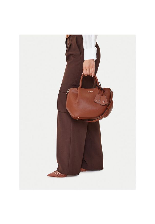 Torebka Guess. Kolor: brązowy