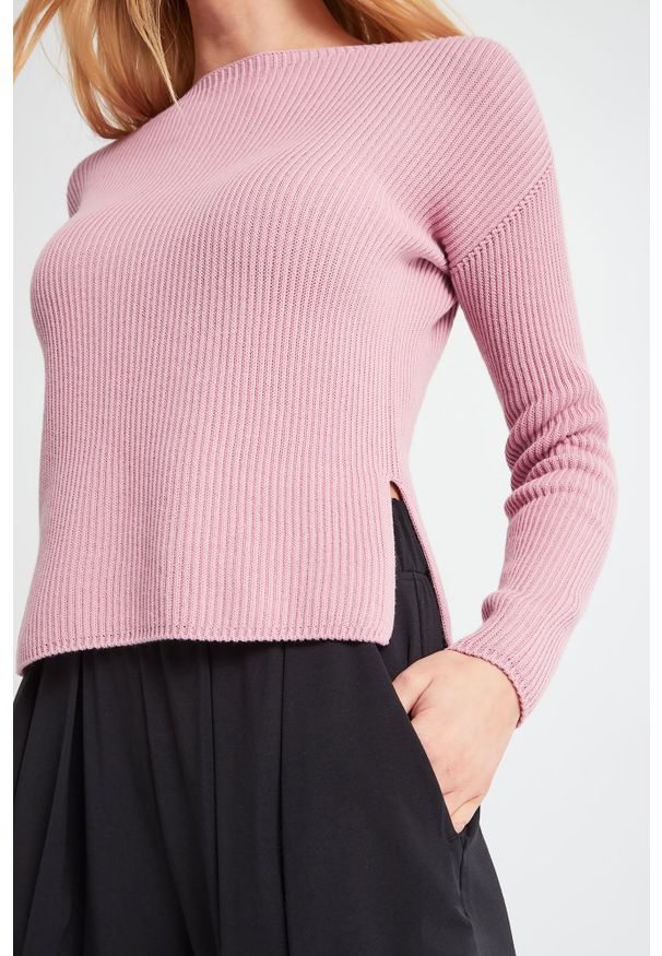 Max Mara Leisure - SWETER CIRO MAX MARA LEISURE. Materiał: prążkowany, materiał. Długość rękawa: długi rękaw. Długość: długie