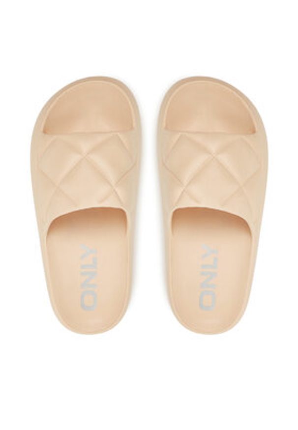 ONLY Shoes Klapki Onlmave-1 Écru. Materiał: syntetyk