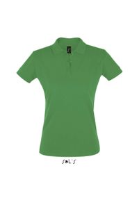SOL'S - Damska koszulka polo Sol's Perfect. Typ kołnierza: polo. Kolor: zielony #1