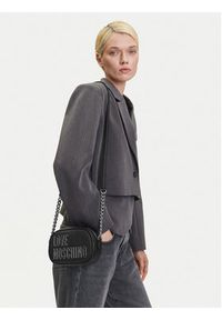 Love Moschino - LOVE MOSCHINO Torebka JC4026PP1MKD000B Czarny. Kolor: czarny. Materiał: skórzane #5