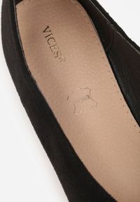 Born2be - Czarne Balerinki Vices ze Szpiczastym Noskiem Cariette. Okazja: na co dzień. Nosek buta: szpiczasty. Kolor: czarny. Styl: casual, elegancki, wizytowy #4