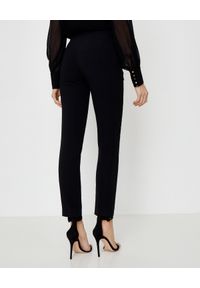 LA MANIA - Eleganckie czarne spodnie. Kolor: czarny. Materiał: materiał. Styl: elegancki #5