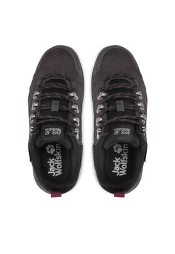 Jack Wolfskin Trekkingi Refudio Texapore Low W 4050821 Fioletowy. Kolor: fioletowy. Materiał: skóra, zamsz