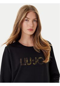 Liu Jo Sport Bluza Ecs Felpa Chiusa TF5196 FS090 Czarny Regular Fit. Kolor: czarny. Materiał: bawełna. Styl: sportowy #4