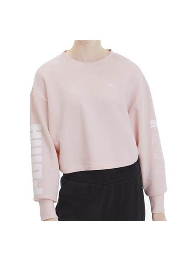Bluzy sportowa damska Puma Rebel Crew Sweat TR. Kolor: różowy