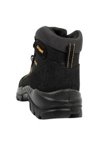 Grisport - Buty Turystyczne Męskie Skóra Nero Gritex. Kolor: czarny. Materiał: skóra. Sport: turystyka piesza