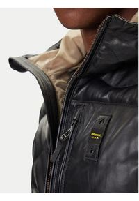 Blauer Kurtka skórzana 25WBLUL01314 007012 Czarny Regular Fit. Kolor: czarny. Materiał: skóra #7