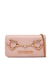 Love Moschino - LOVE MOSCHINO Torebka JC5643PP1MLB0601 Różowy. Kolor: różowy. Materiał: skórzane