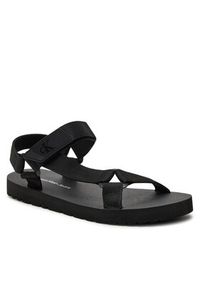 Calvin Klein Jeans Sandały Sandal Velcro Rp In Btw YM0YM00944 Czarny. Kolor: czarny. Materiał: materiał #4