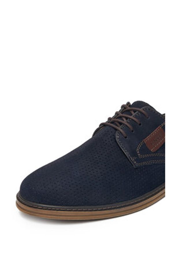 Lasocki Półbuty REN-02 MI08 Granatowy. Kolor: niebieski. Materiał: skóra, zamsz