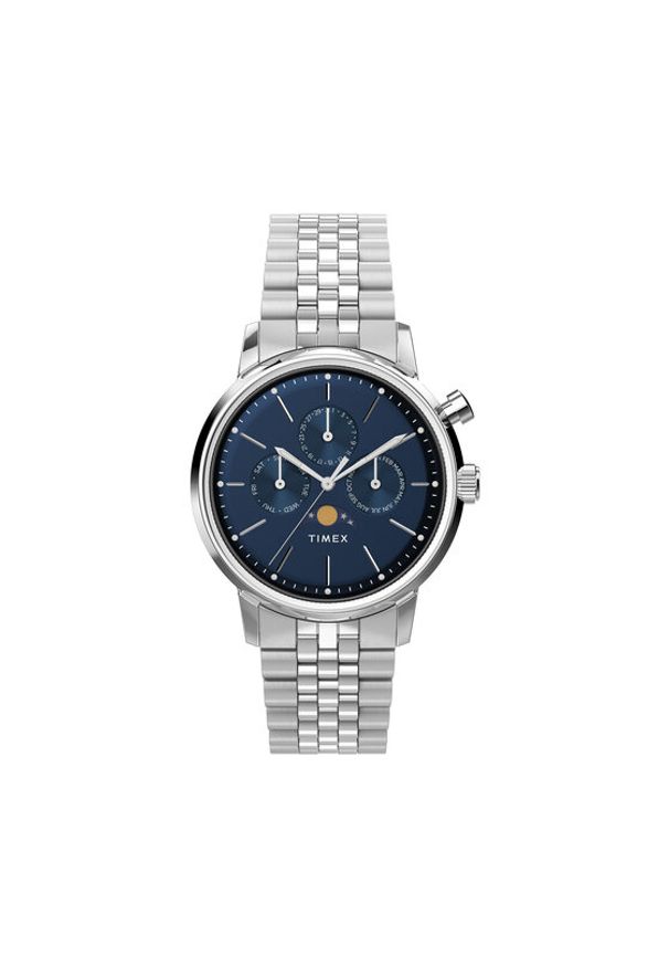 Timex Zegarek Marlin TW2W51300 Srebrny. Kolor: srebrny