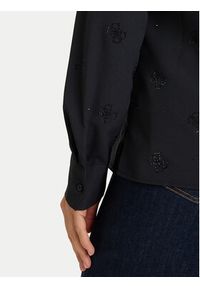 Guess Koszula W5BH80 W2982 Czarny Regular Fit. Kolor: czarny. Materiał: syntetyk #4