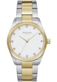 Zegarek OBAKU Zegarek damski Obaku Denmark V263LXFWSF srebrny. Kolor: srebrny #1