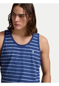 Polo Ralph Lauren Tank top 710970699002 Niebieski Classic Fit. Typ kołnierza: polo. Kolor: niebieski. Materiał: bawełna #5