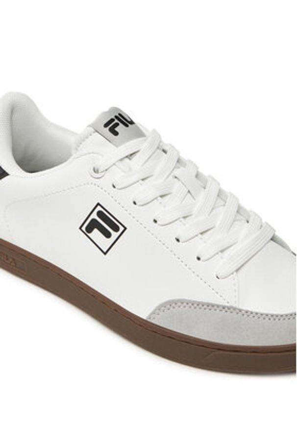 Fila Sneakersy Courtbay Wmn FFW0477.13036 Biały. Kolor: biały. Materiał: skóra