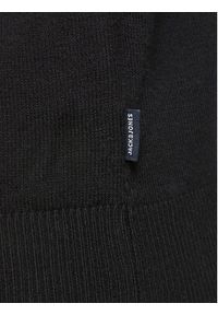 Jack & Jones - Jack&Jones Sweter Emil 12189339 Czarny Regular Fit. Kolor: czarny. Materiał: bawełna #3