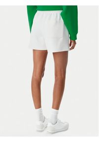 Lacoste Szorty sportowe GF9606 Biały Regular Fit. Kolor: biały. Materiał: bawełna #3