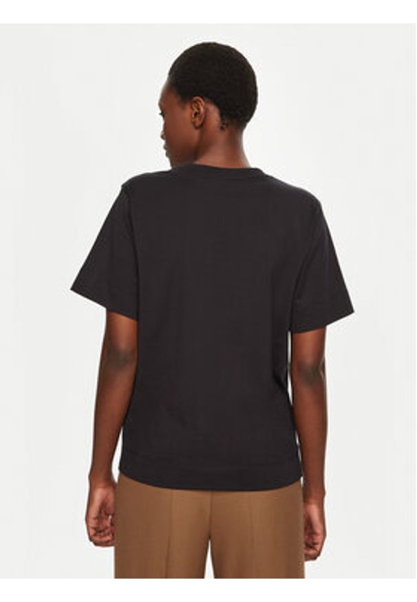 BOSS T-Shirt 50526205 Czarny Regular Fit. Kolor: czarny. Materiał: bawełna