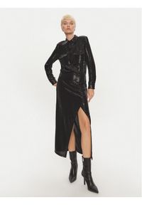 LOLA CASADEMUNT Sukienka koktajlowa LF2416003 Czarny Regular Fit. Kolor: czarny. Materiał: syntetyk. Styl: wizytowy #1