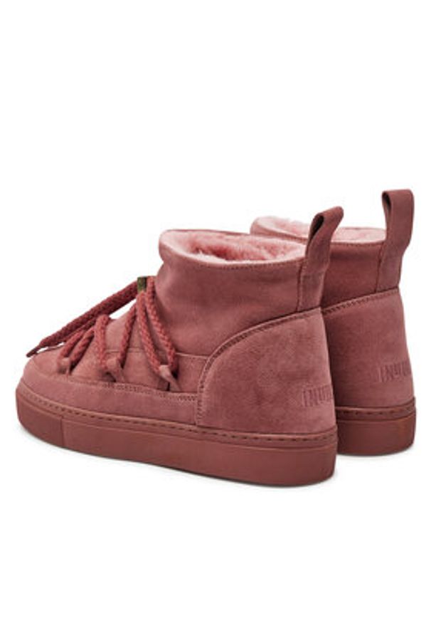 Inuikii Śniegowce Classic Low 75202-004 Różowy. Kolor: różowy. Materiał: zamsz, skóra