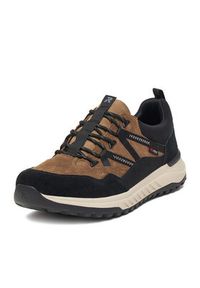 Rieker Sneakersy U0104-20 Brązowy. Kolor: brązowy. Materiał: zamsz, skóra #6