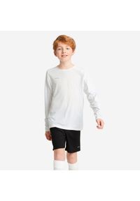 KIPSTA - Koszulka piłkarska z długim rękawem Kipsta Viralto Club. Kolor: biały. Materiał: materiał. Długość rękawa: długi rękaw. Długość: długie. Sport: piłka nożna