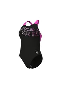 Damski kostium kąpielowy 1-częściowy Arena Flowing V Back. Kolor: czarny #1
