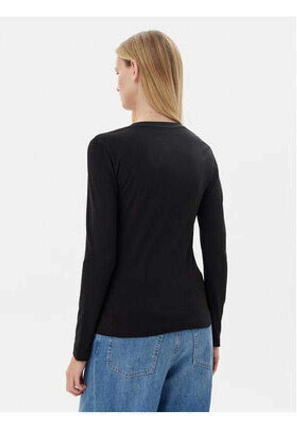 Guess Bluzka W5YI26 J1314 Czarny Slim Fit. Kolor: czarny. Materiał: bawełna