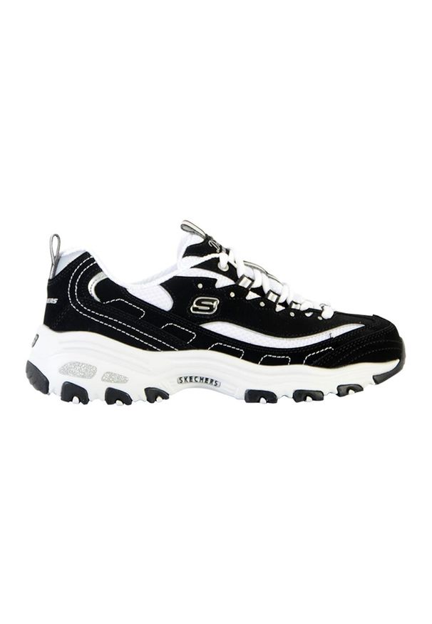 skechers - Buty Skechers D Lites - Biggest Fan 11930-Bkw. Kolor: czarny. Model: Skechers Sport. Sport: turystyka piesza