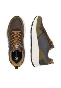 Beverly Hills Polo Club Sneakersy CEO-V5-DARIO Khaki. Kolor: brązowy. Materiał: materiał #3