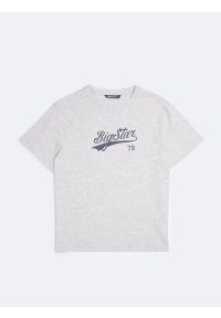 Big-Star - Koszulka dziewczęca oversize z nadrukiem szara Emillia 901. Kolor: szary. Materiał: dzianina, denim. Wzór: nadruk. Styl: młodzieżowy, sportowy, elegancki #6