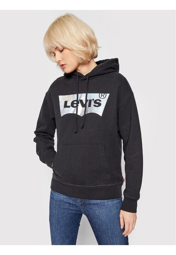 Levi's® Bluza Graphic Standard 18487-0107 Czarny Regular Fit. Kolor: czarny. Materiał: bawełna