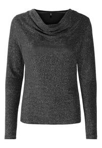 only - ONLY Bluzka Rich 15360265 Szary Regular Fit. Kolor: szary. Materiał: syntetyk #4
