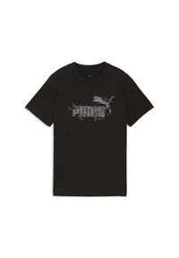 Puma - Młodzieżowa koszulka Essentials Camo PUMA. Kolor: czarny. Sport: joga i pilates #1