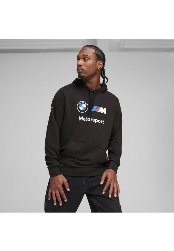 Puma - Męska bluza z kapturem BMW M Motorsport ESS PUMA Black. Typ kołnierza: kaptur. Kolor: czarny
