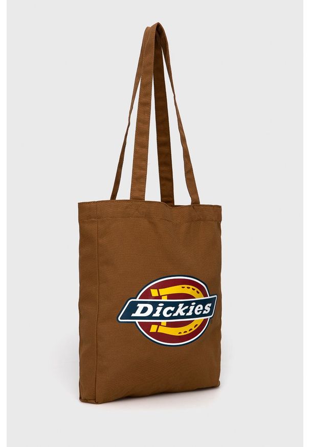 Dickies - Torba. Kolor: brązowy. Wzór: nadruk