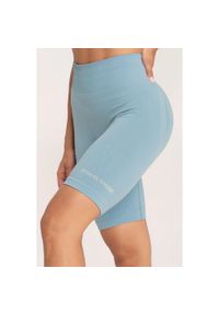 GYM GLAMOUR - Bikery fitness damskie Gym Glamour push up 2.0. Kolor: niebieski. Sport: fitness