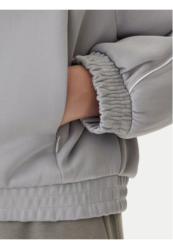 Adidas - adidas Bluza Stadium KA6251 Szary Loose Fit. Kolor: szary. Materiał: bawełna