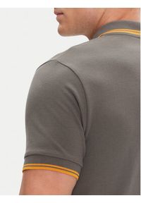 Save The Duck Polo DR0136M BATE20 Szary Regular Fit. Typ kołnierza: polo. Kolor: szary. Materiał: bawełna #5