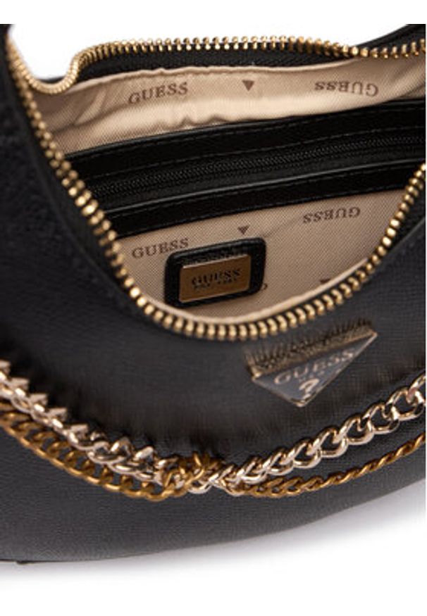 Guess Torebka Davina HWBG98 99180 Czarny. Kolor: czarny. Materiał: skórzane