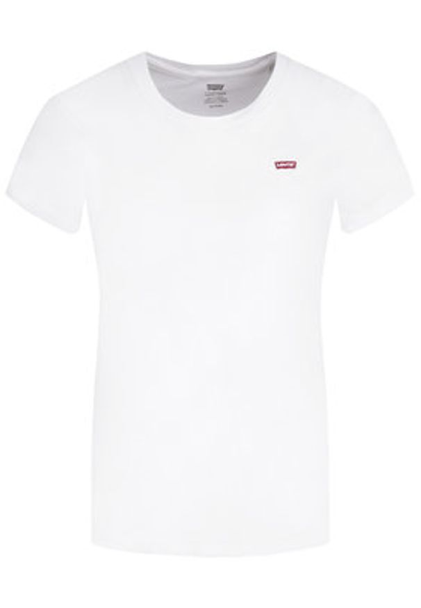 Levi's® T-Shirt Perfect Tee 39185-0006 Biały Regular Fit. Kolor: biały. Materiał: bawełna