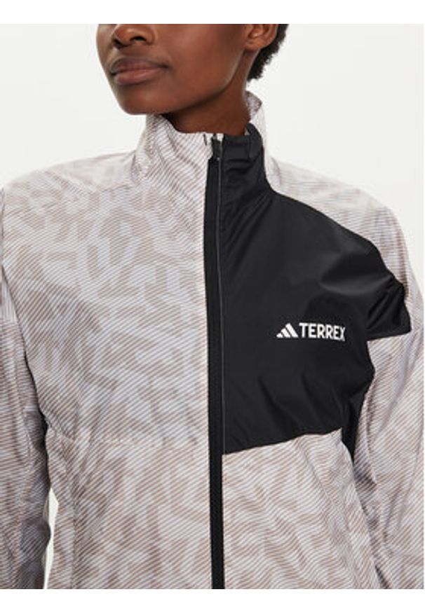 Adidas - adidas Kurtka do biegania Terrex Trail Running IW9245 Écru Regular Fit. Materiał: syntetyk. Sport: bieganie